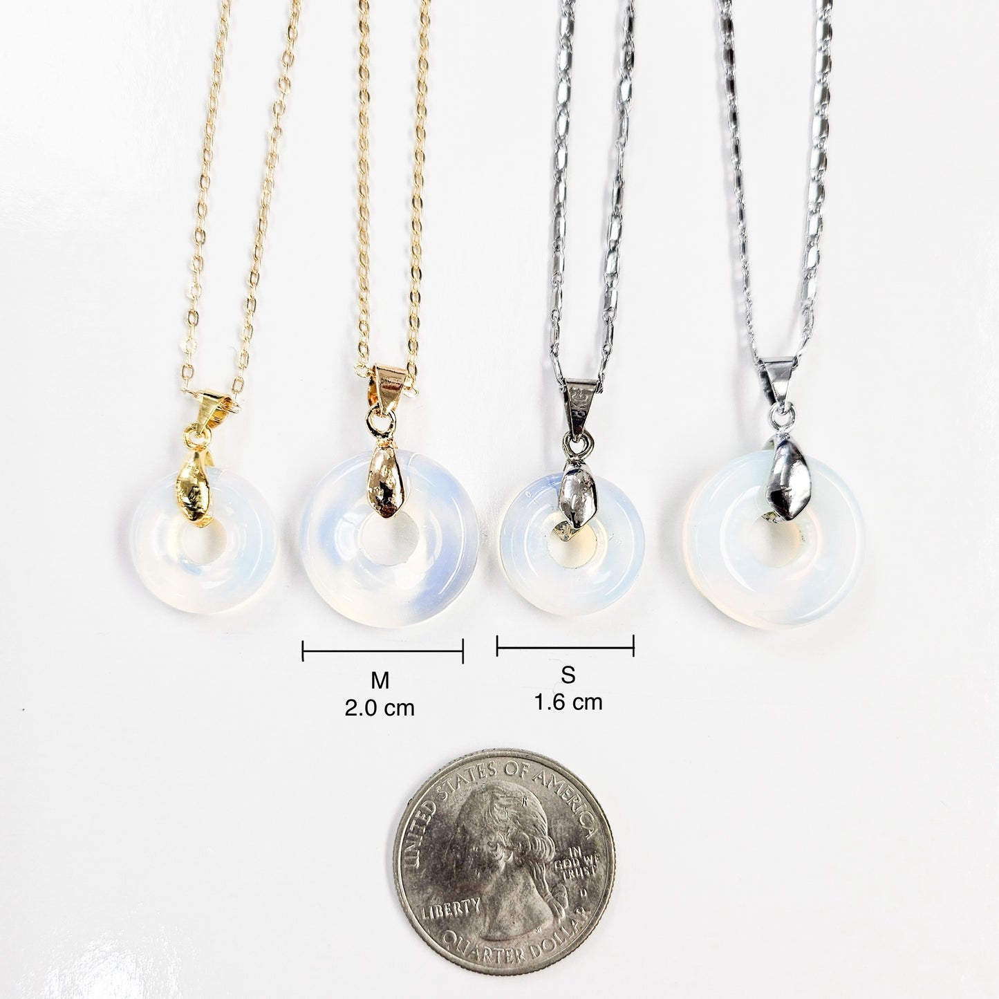 Opalite Circle Necklace