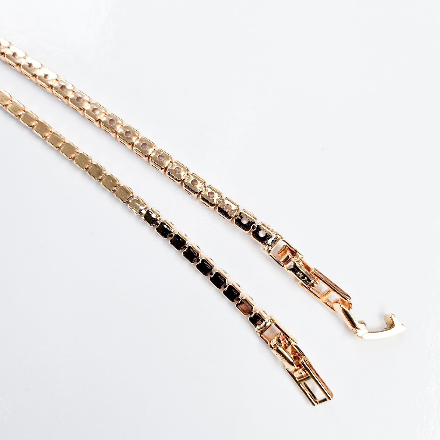 Tennis Bracelet in Rose Gold-plated
