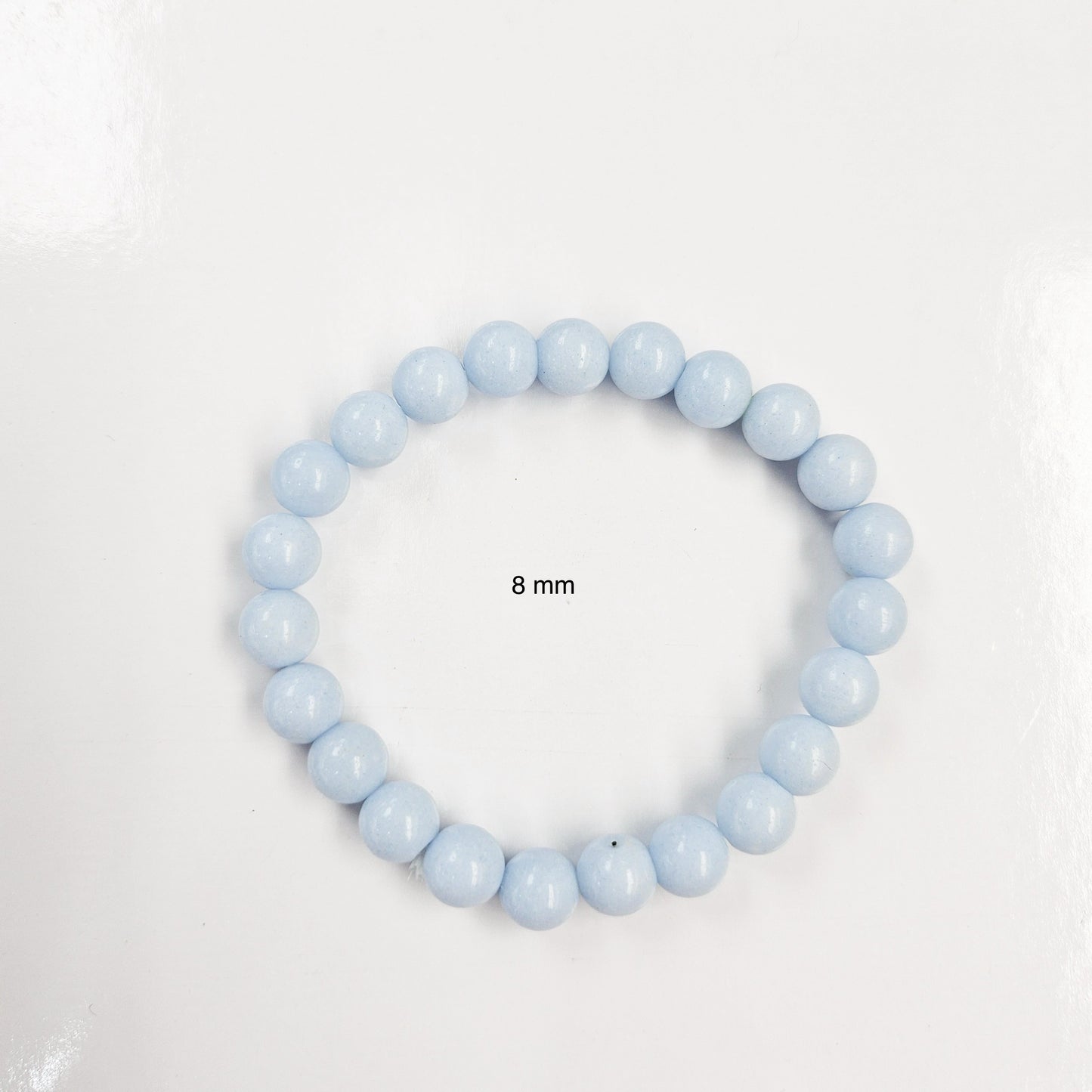 Blue Glow in the Dark Beaded Bracelet
