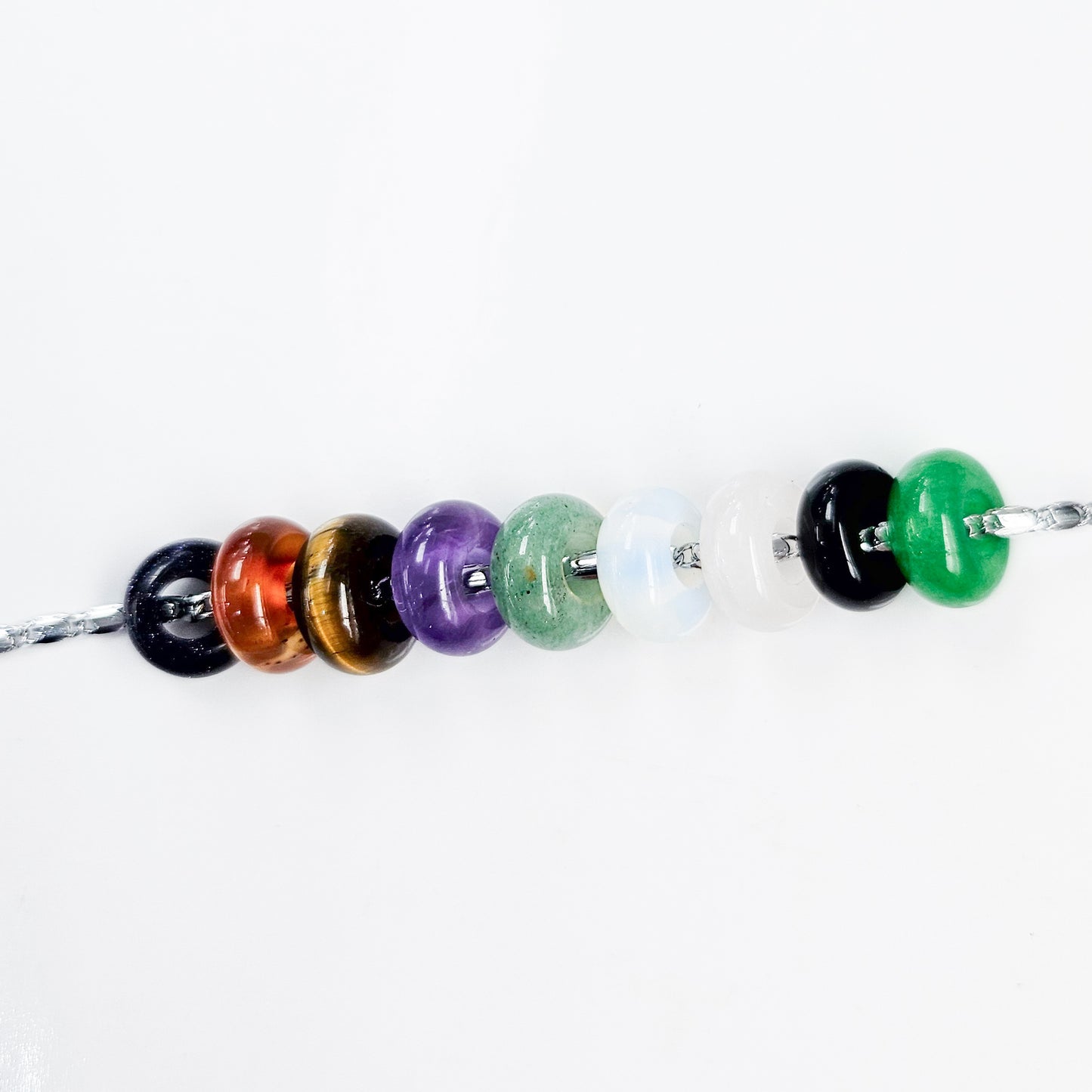 Dainty Crystal Donut Necklaces (8 mm)