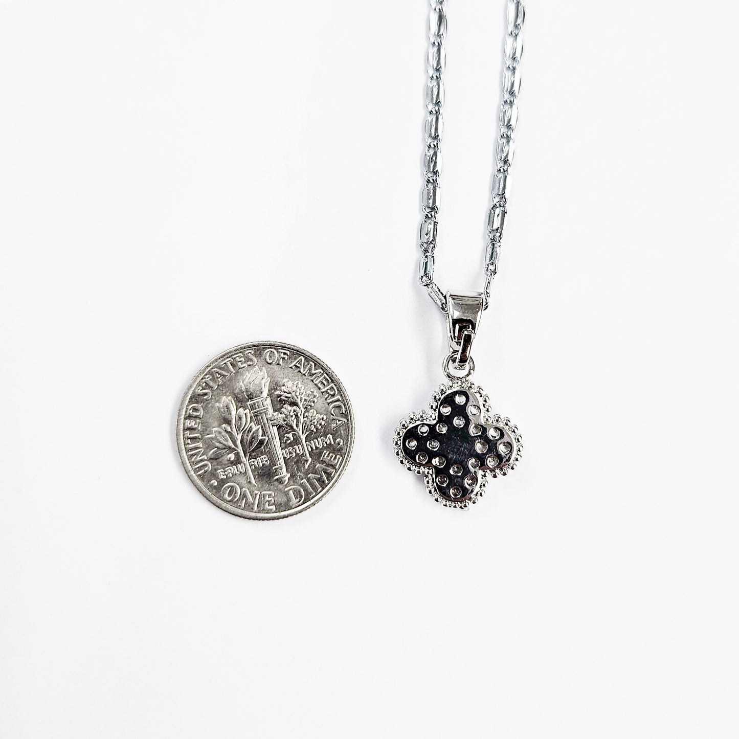 Brilliant Petite Clover Necklace