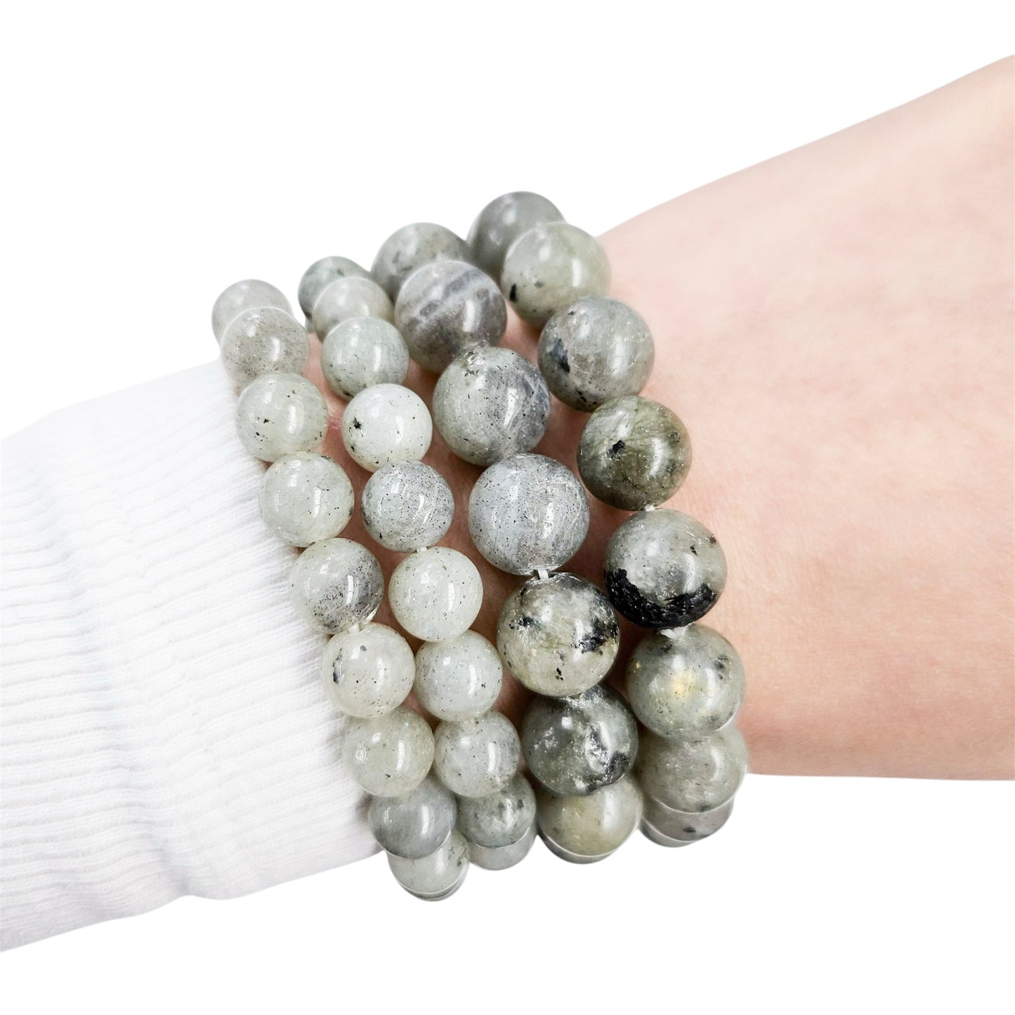 Labradorite Beaded Gemstone Bracelet