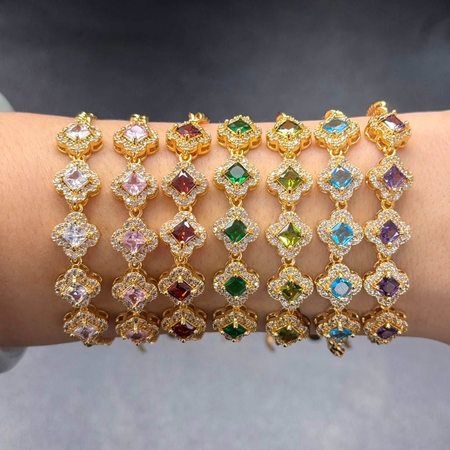 Lucky Girl Adjustable Clover Bracelet