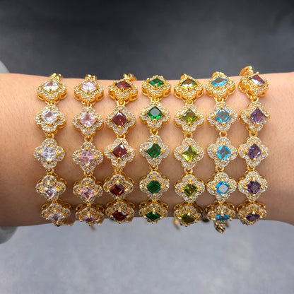 Lucky Girl Adjustable Clover Bracelet