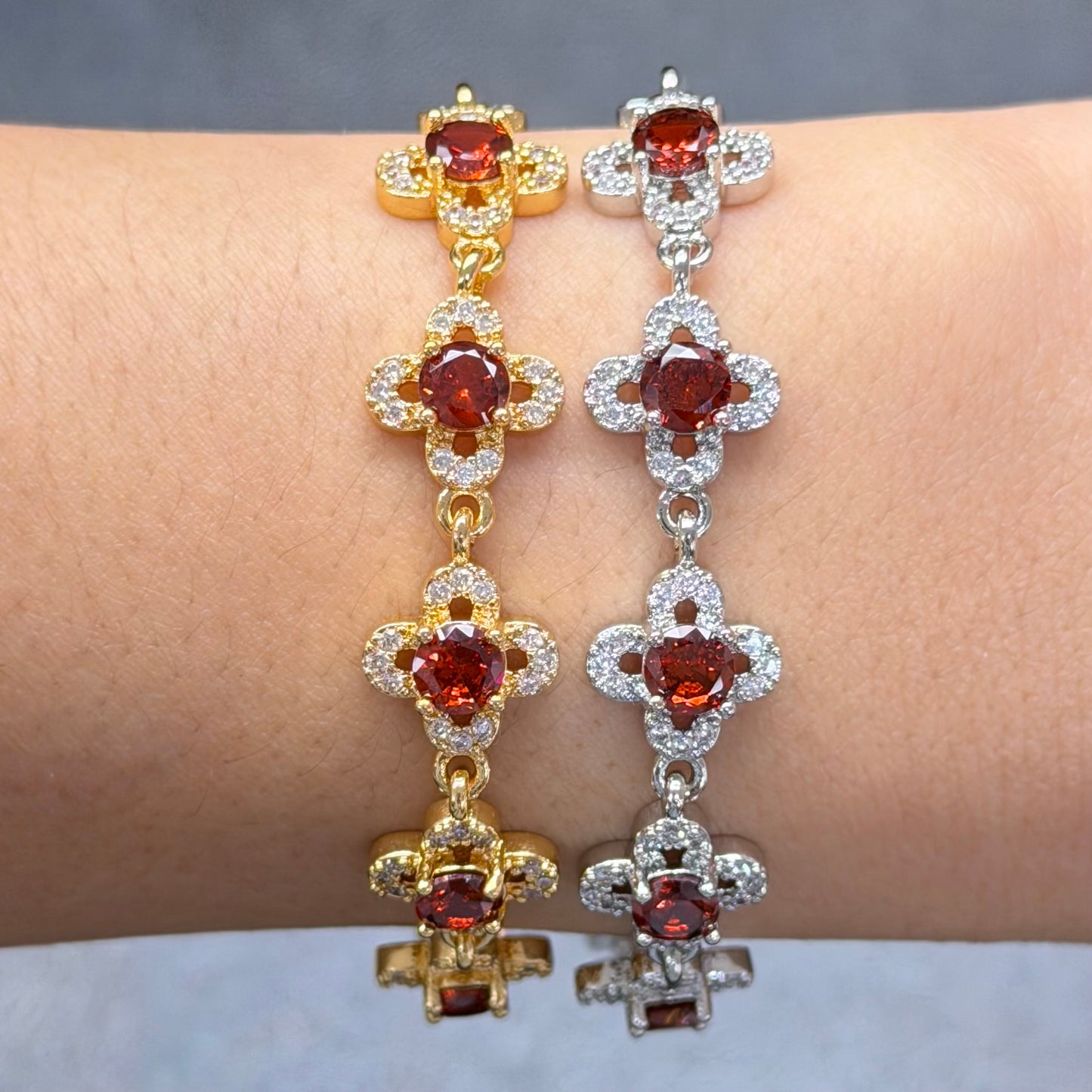Stephanie Clover Bracelet