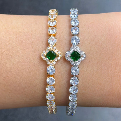 Clover Tennis Bracelet