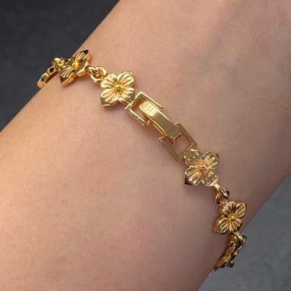 Luxe Pave Clover Bracelet