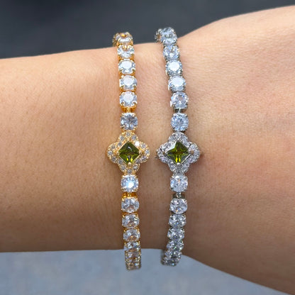 Clover Tennis Bracelet