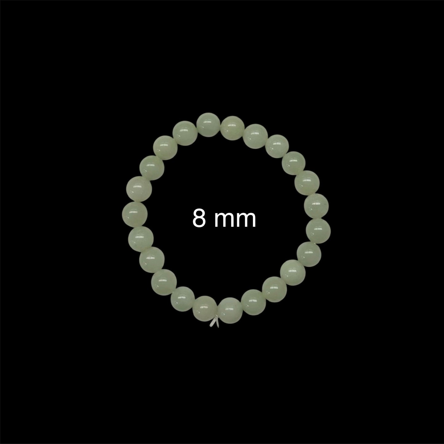 Light Green Jade Beaded Bracelet