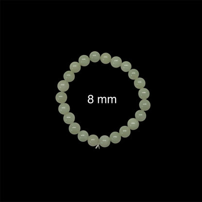 Light Green Jade Beaded Bracelet