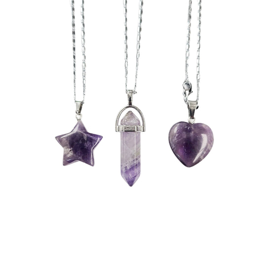 Amethyst Crystal Necklace