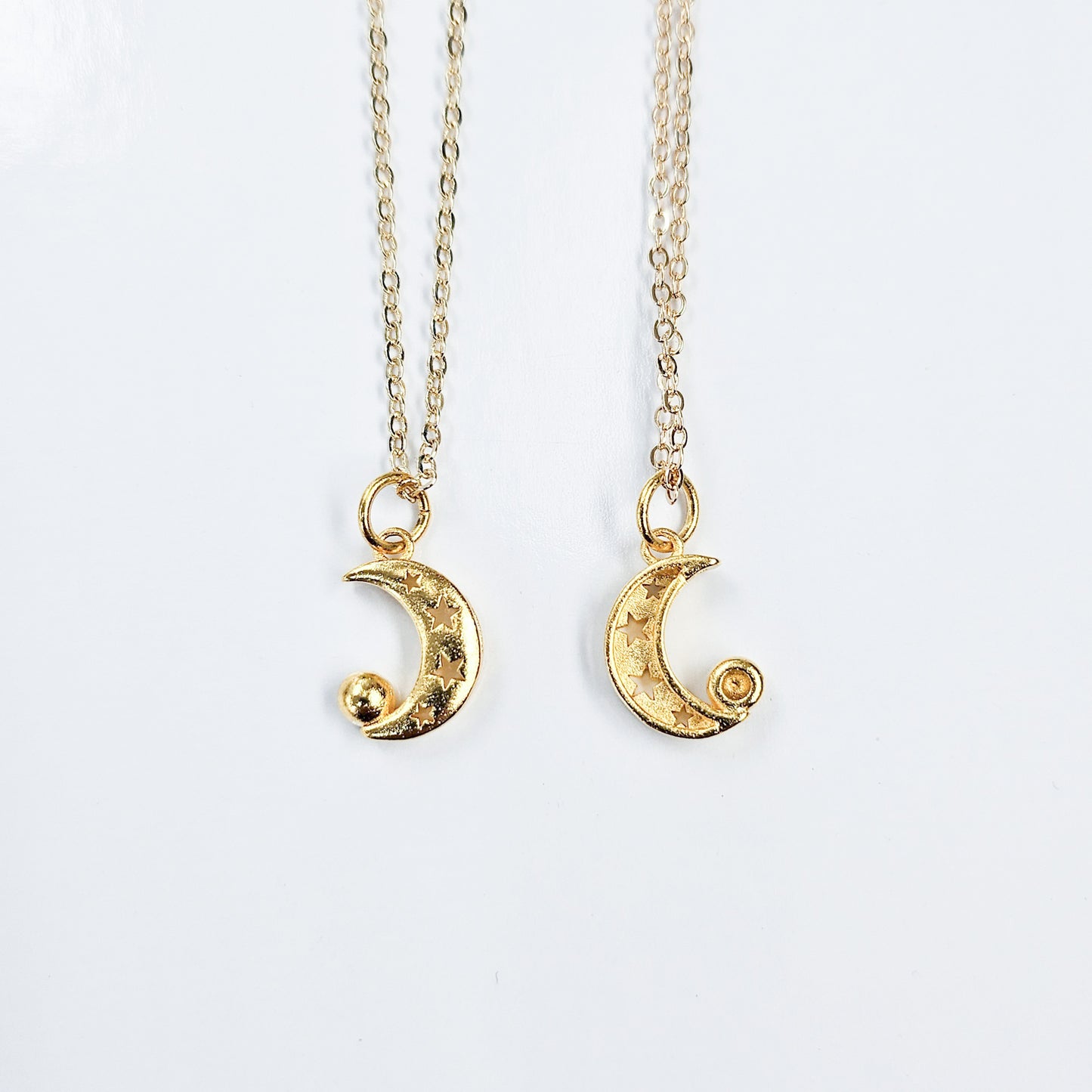 Gold Crescent Moon Necklace