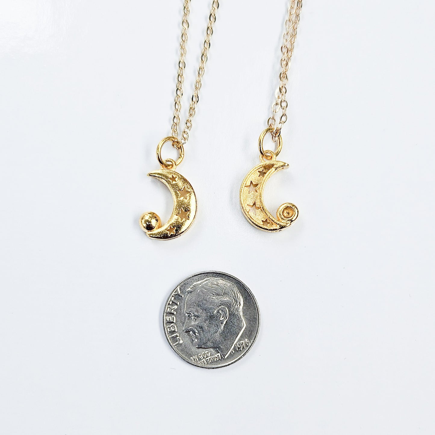 Gold Crescent Moon Necklace