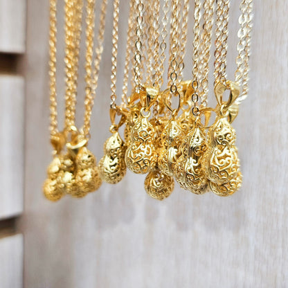 Gold Gourd Necklace