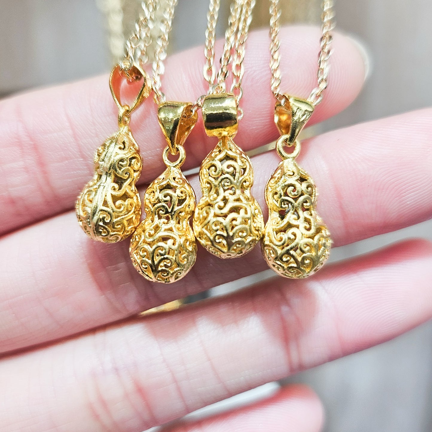 Gold Gourd Necklace