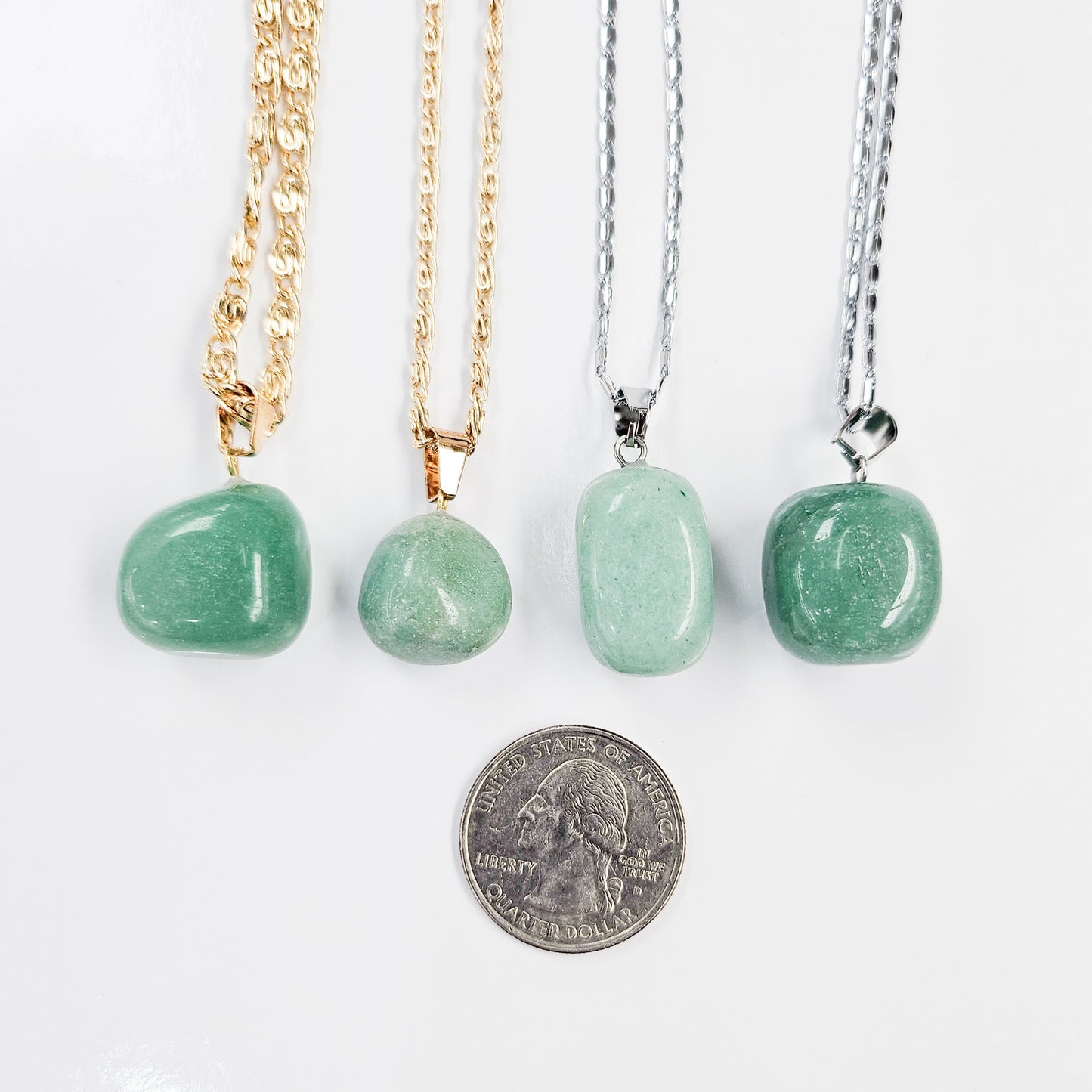 Tumbled Jade Necklace