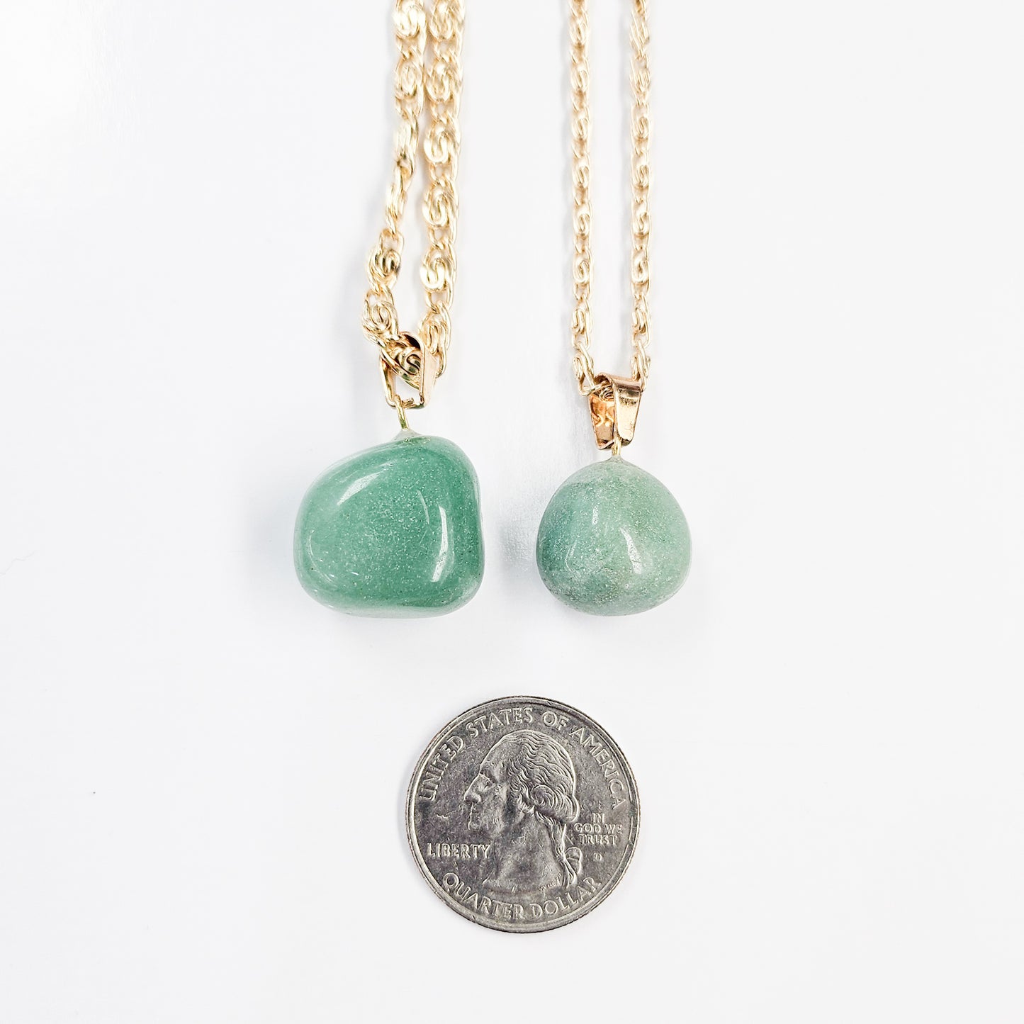 Tumbled Jade Necklace