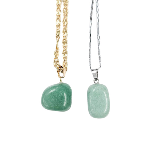 Tumbled Jade Necklace