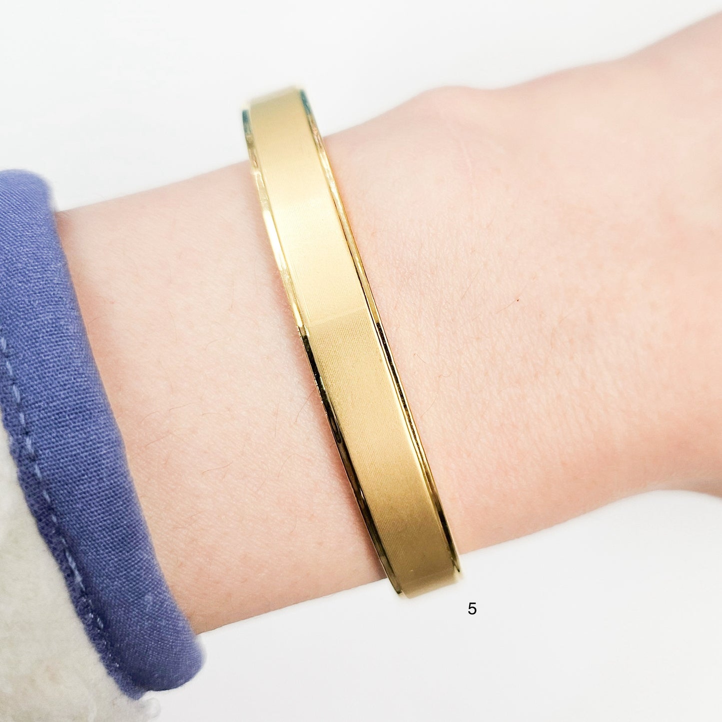 Gold Plated Hinge Bangle
