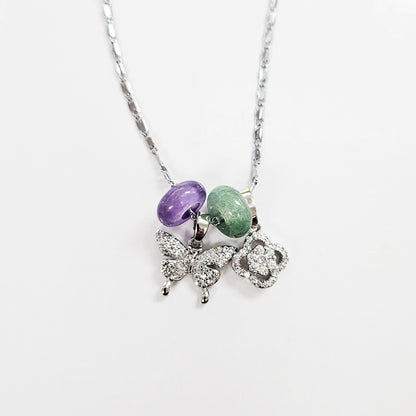Dainty Crystal Donut Necklaces (8 mm)