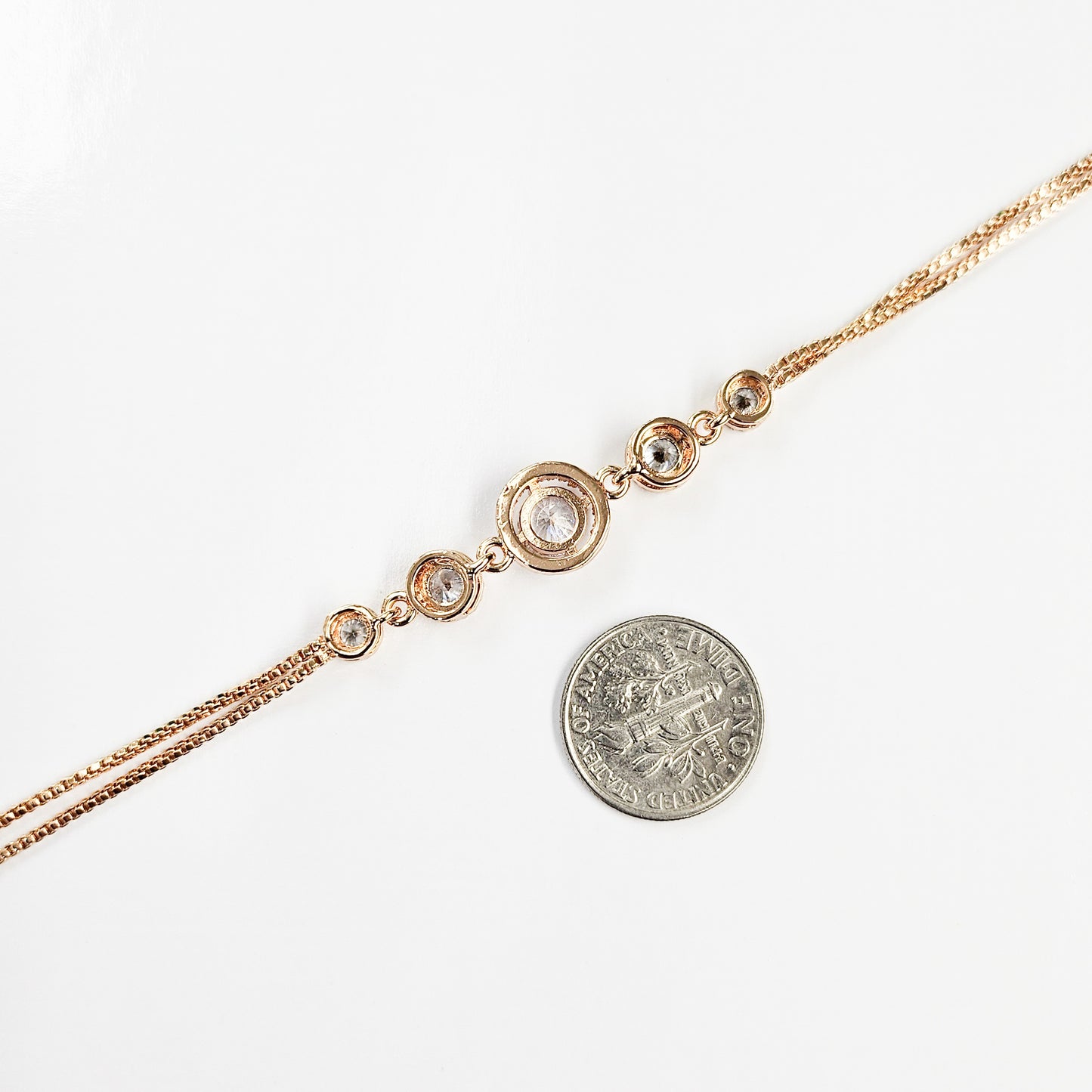 Cubic Zirconia Hand Chain