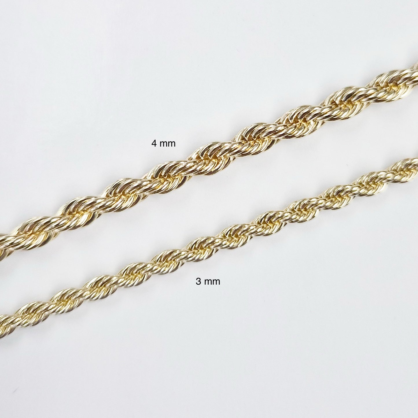Gold-plated Rope Chain Bracelet
