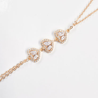 3 Little Hearts Handchain