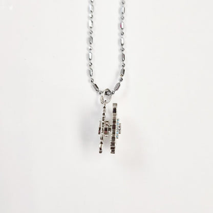 Bedazzled Evil Eye Spinner Necklace