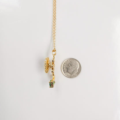 Full Flower Spinner Necklace