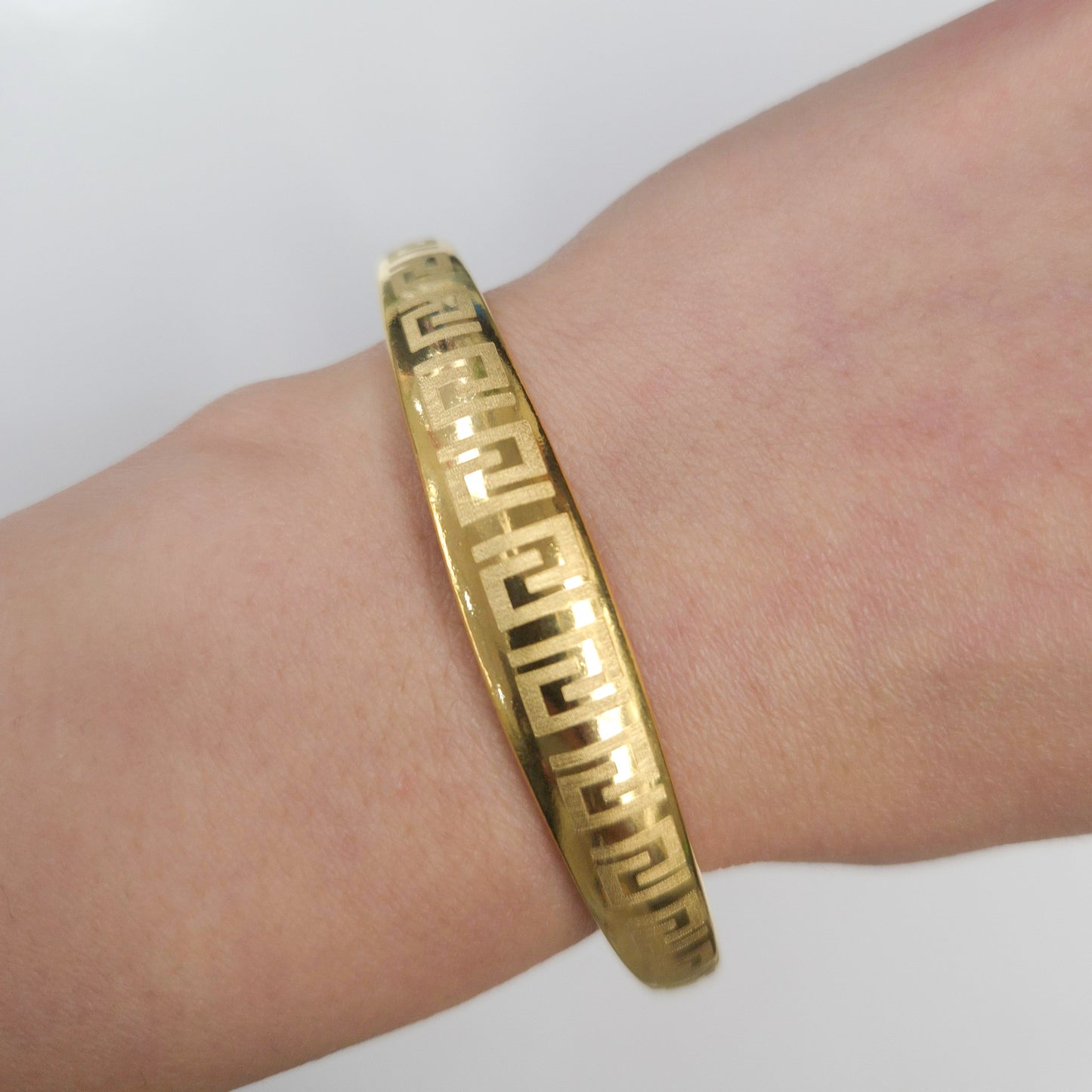 22K Gold-plated Trendy Bangles (Adjustable)