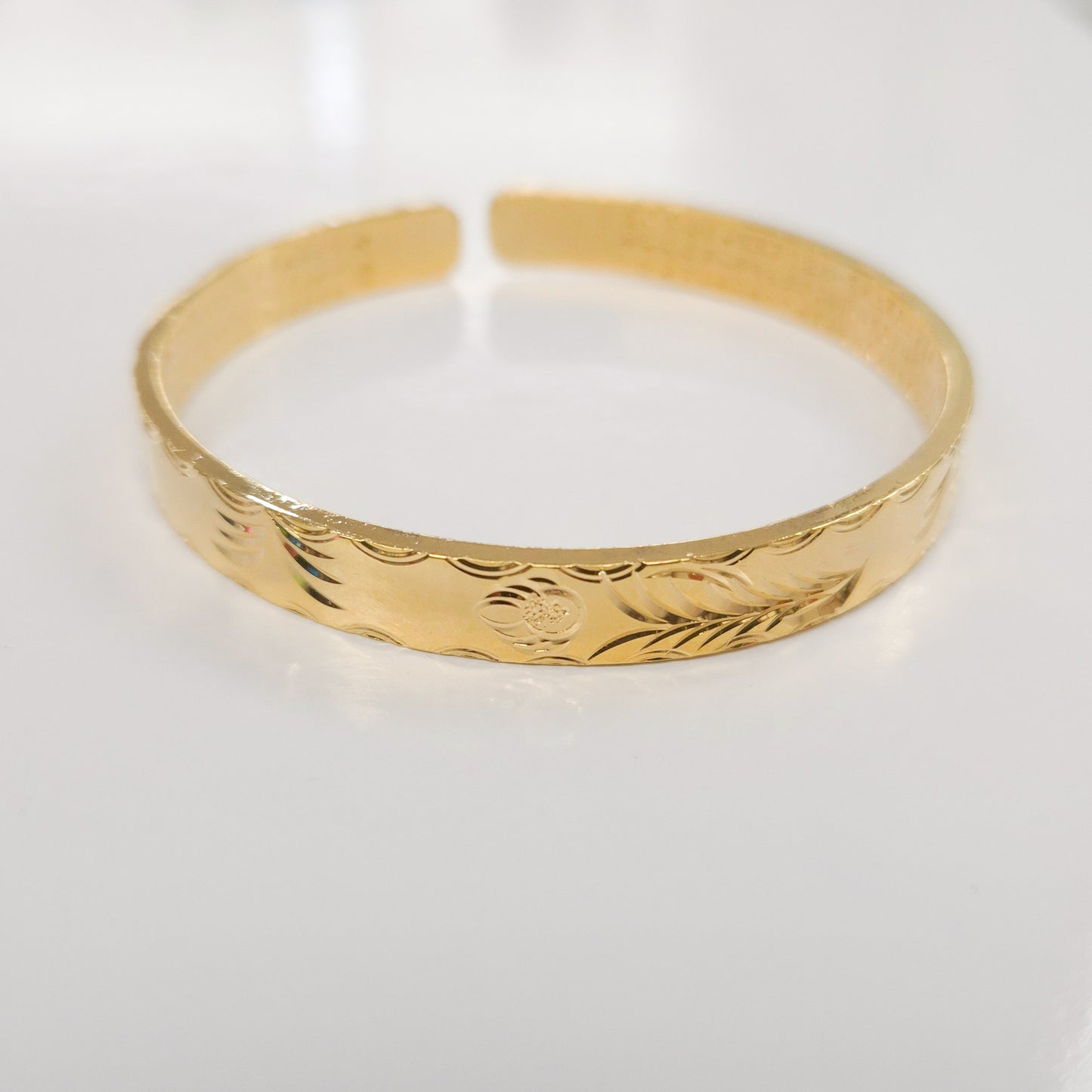 22K Gold-plated Symbolic Bangle Cuff