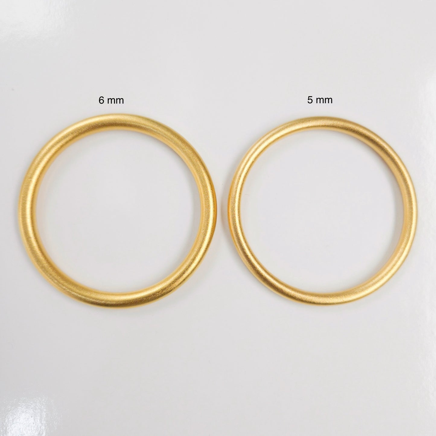 22k Gold plated Solid Weighted Buddha Bangle