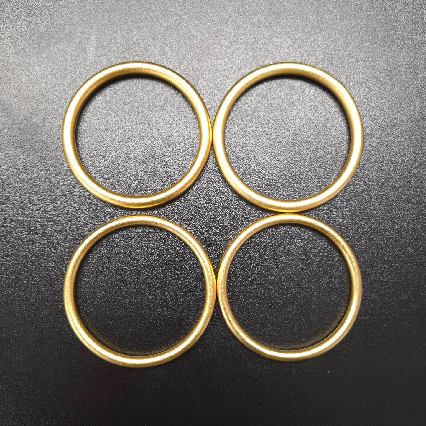 22k Gold plated Solid Weighted Buddha Bangle