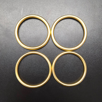 22k Gold plated Solid Weighted Buddha Bangle