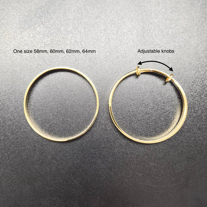 Clover Motif Gold-plated Bangle