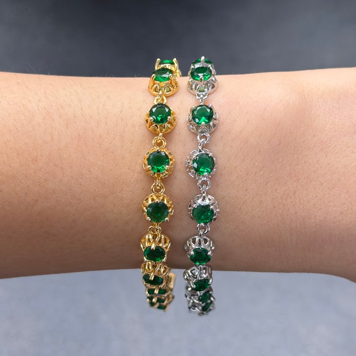 Round Circle Crystal Bracelet