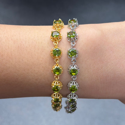 Round Circle Crystal Bracelet