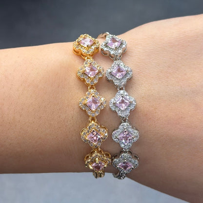 Lucky Girl Adjustable Clover Bracelet