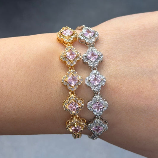 Lucky Girl Adjustable Clover Bracelet
