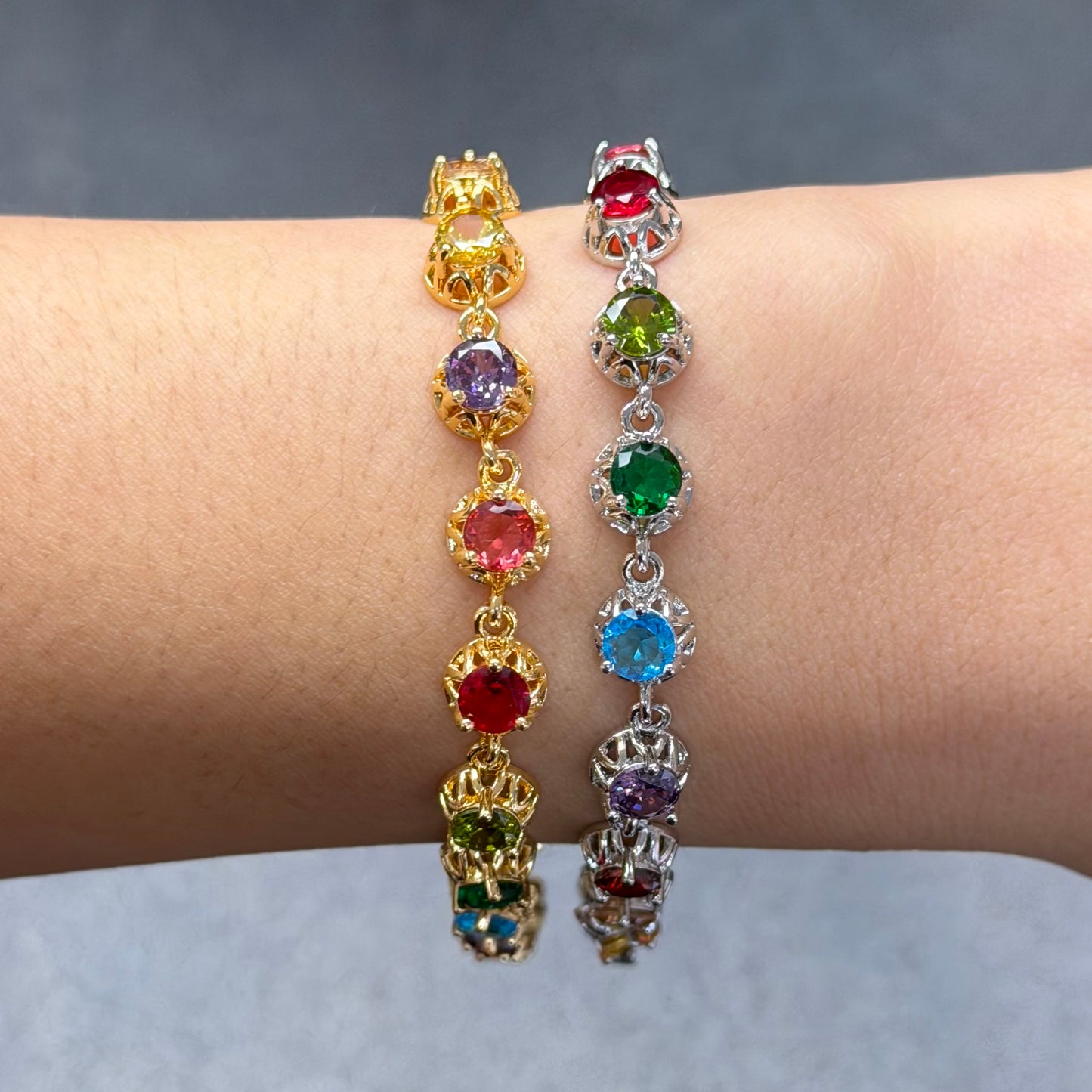 Round Circle Crystal Bracelet