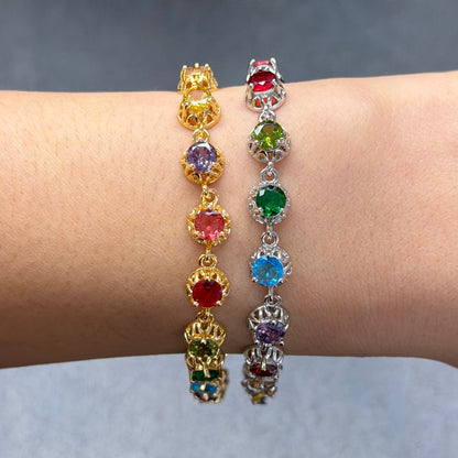 Round Circle Crystal Bracelet