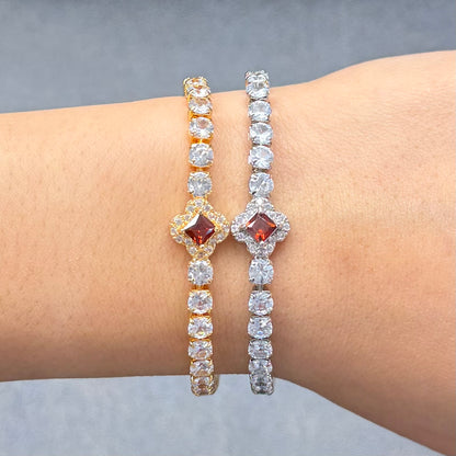Clover Tennis Bracelet