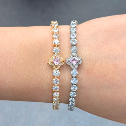 Clover Tennis Bracelet