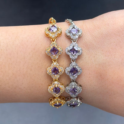 Lucky Girl Adjustable Clover Bracelet