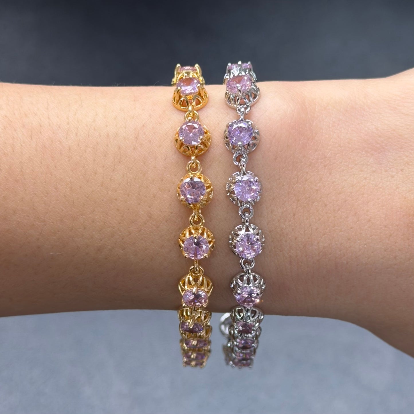 Round Circle Crystal Bracelet