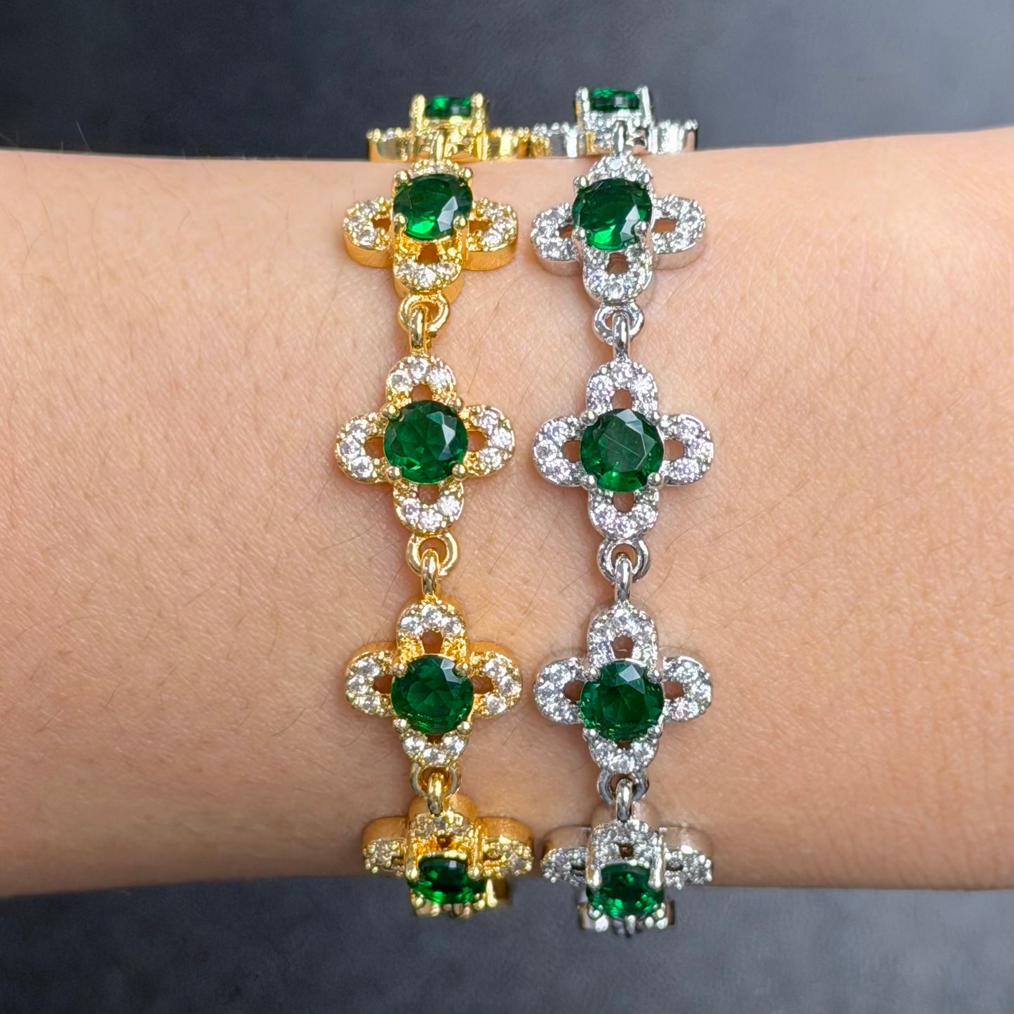 Stephanie Clover Bracelet