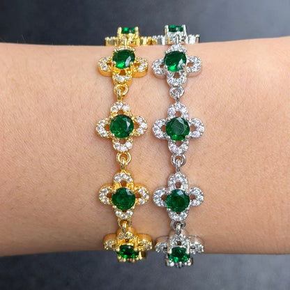 Stephanie Clover Bracelet