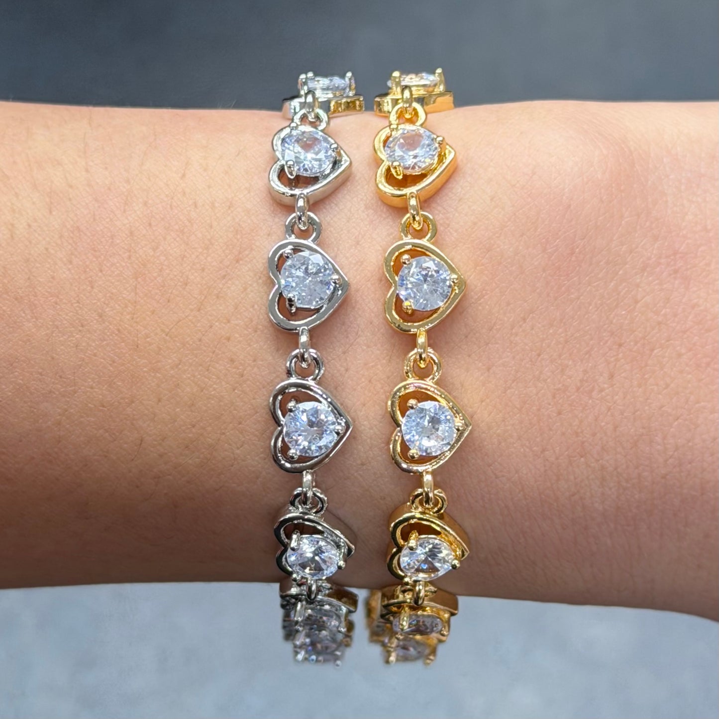 Love All Around Heart Bracelet