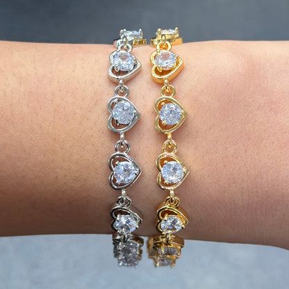 Love All Around Heart Bracelet