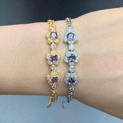 Adjustable Flower Bracelet